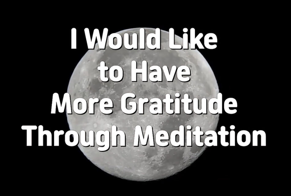 Master Woo Myung – Meditation Benefit – I Would Like to Have More Gratitude Through Meditation