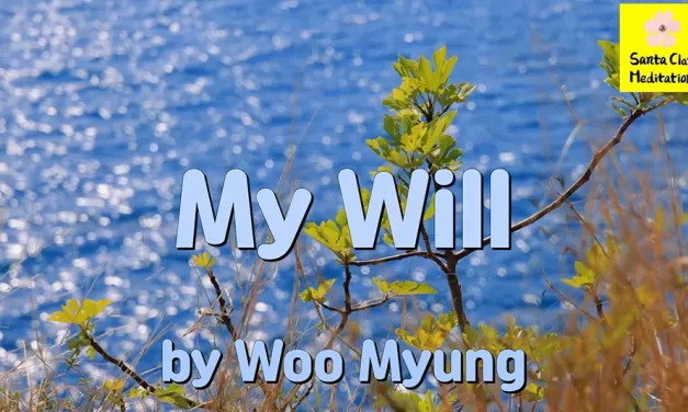 Master Woo Myung – Quote to Awaken – My Will