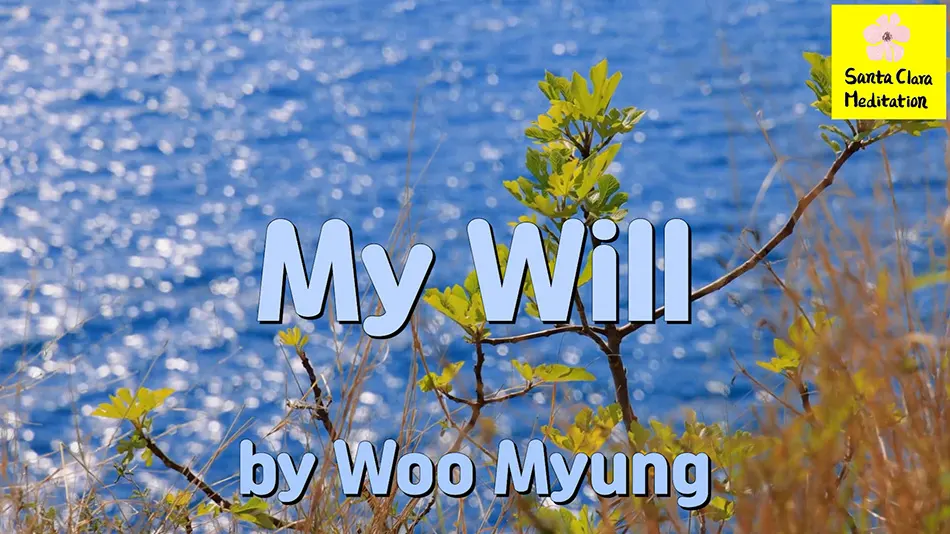 Master Woo Myung – Quote to Awaken – My Will