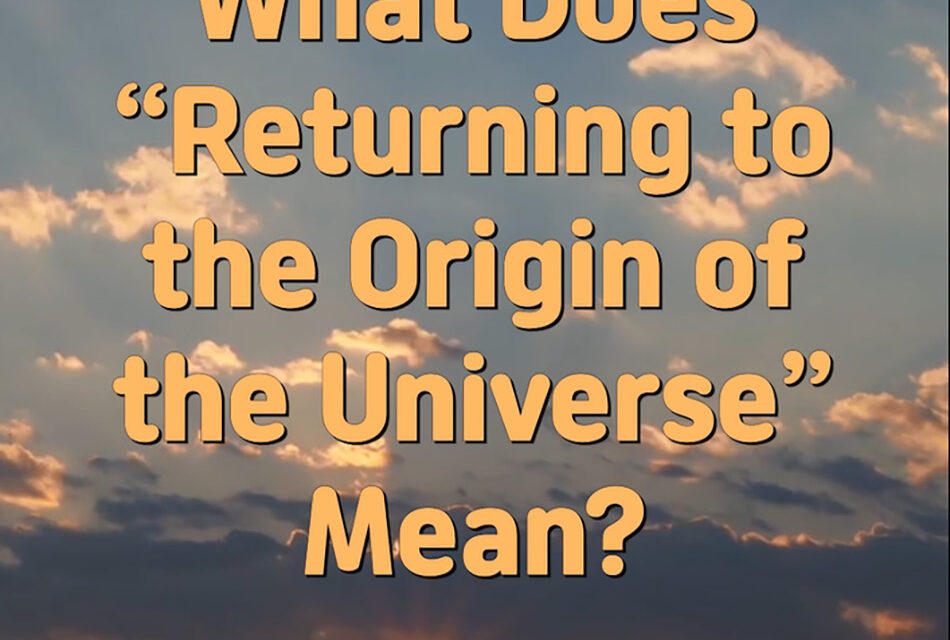 Master Woo Myung – Teachings of Truth – What Does “Returning to the Origin of the Universe” Mean?