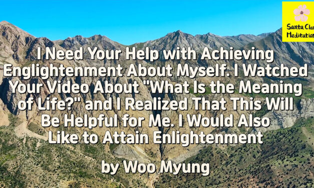 Master Woo Myung – Meaning of Enlightenment – I Need Your Help with Achieving Englightenment About Myself. I Watched Your Video About “What Is the Meaning of Life?” and I Realized That This Will Be Helpful for Me. I Would Also Like to Attain Enlightenment