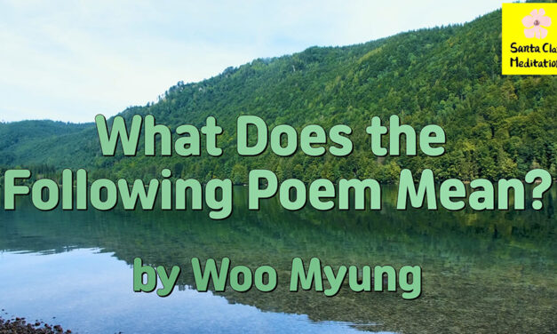 Master Woo Myung – Wisdom’s Answer – What Does the Following Poem Mean?