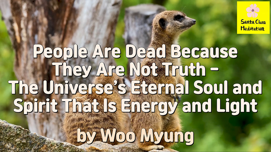 Master Woo Myung – Method for Finding Truth – People Are Dead Because They Are Not Truth – The Universe’s Eternal Soul and Spirit That Is Energy and Light