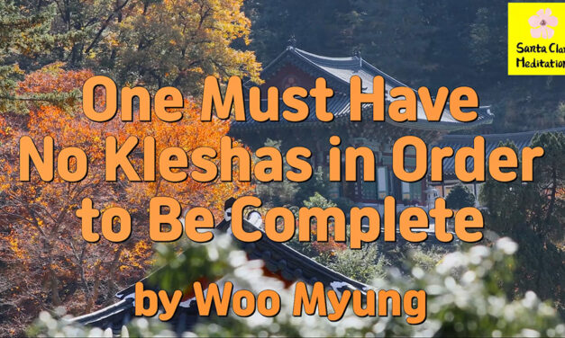 Master Woo Myung – Method to Find Peace of Mind – One Must Have No Kleshas in Order to Be Complete