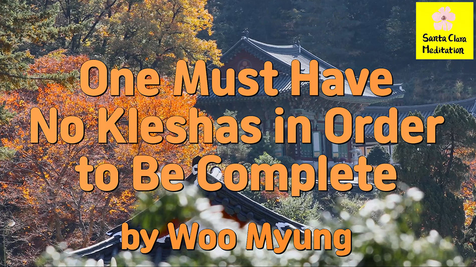 Master Woo Myung – Method to Find Peace of Mind – One Must Have No Kleshas in Order to Be Complete