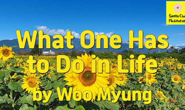 Master Woo Myung – Wisdom Message – What One Has to Do in Life