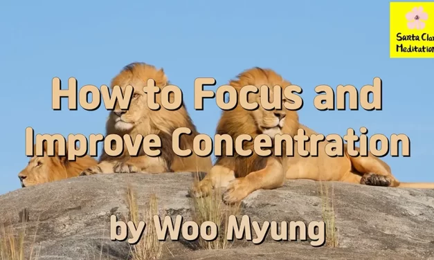 Master Woo Myung – Personal Development Tips – How to Focus and Improve Concentration