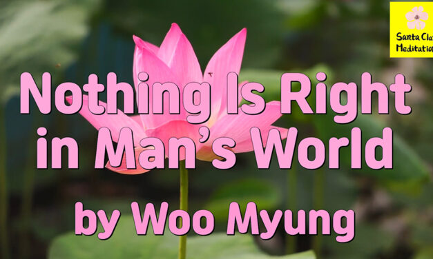 Master Woo Myung – Teachings of Wisdom – Nothing Is Right in Man’s World