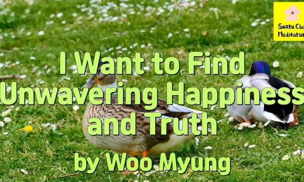 Master Woo Myung – Advice for Happiness – I Want to Find Unwavering Happiness and Truth