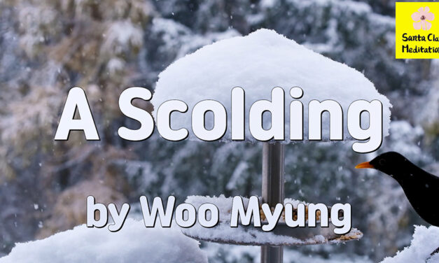 Master Woo Myung – Words of Advice – A Scolding