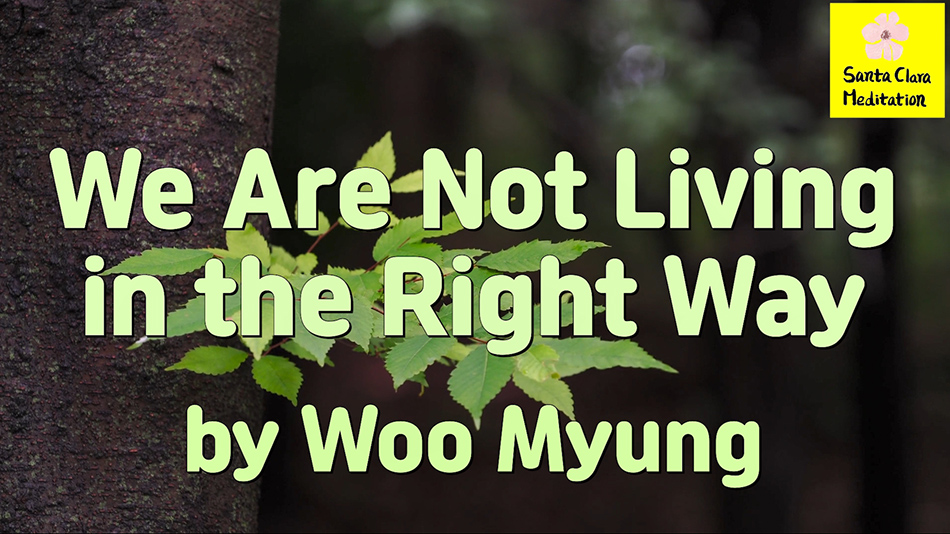 Master Woo Myung – Teachings – We Are Not Living in the Right Way