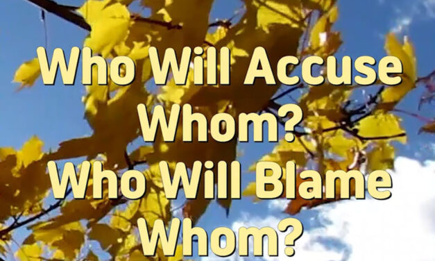 Master Woo Myung – Message – Who Will Accuse Whom? Who Will Blame Whom?