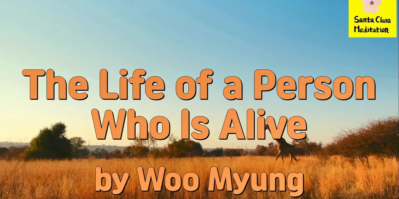 Master Woo Myung – Words of Advice – The Life of a Person Who Is Alive | Santa Clara Meditation