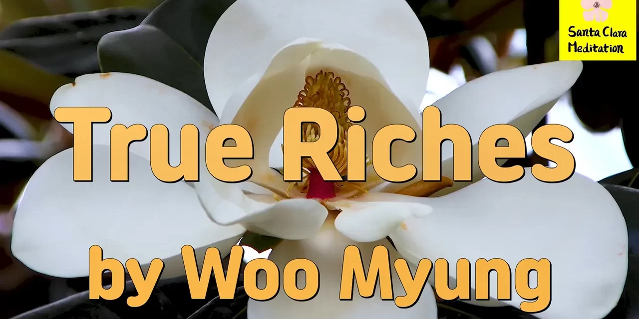 Master Woo Myung – Advice for Happiness – True Riches | Santa Clara Meditation