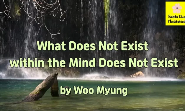 Master Woo Myung – Method to Find True World – What Does Not Exist within the Mind Does Not Exist