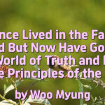 Awarded 2002 IAEWP Mahatma Gandhi Peace Prize – Master Woo Myung – I Once Lived in the False World But Now Have Gone to the World of Truth and Know All the Principles of the World