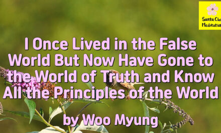 Awarded 2002 IAEWP Mahatma Gandhi Peace Prize – Master Woo Myung – I Once Lived in the False World But Now Have Gone to the World of Truth and Know All the Principles of the World