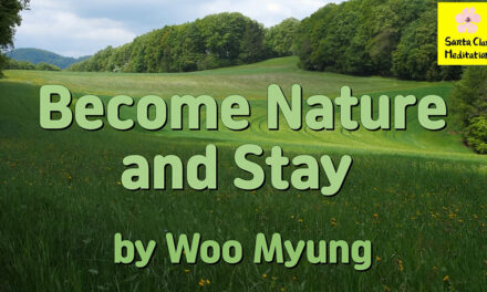 Master Woo Myung Wisdom Poem – Become Nature and Stay | Santa Clara Meditation
