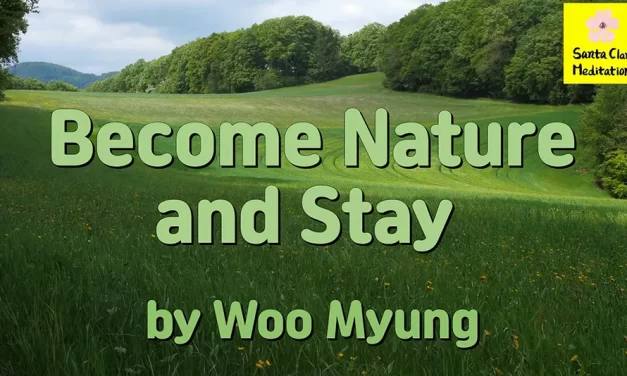 Master Woo Myung – Wisdom Poem – Become Nature and Stay