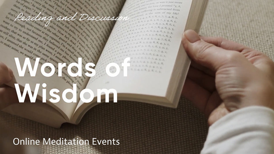 Santa Clara Meditation Event – You Are Invited To ‘Words of Wisdom Readings to Awaken the Mind’