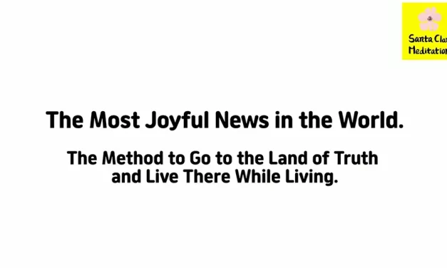 Santa Clara Meditation Lecture – The Most Joyful News in the World by Instructor Sherry of Santa Clara Meditation Center