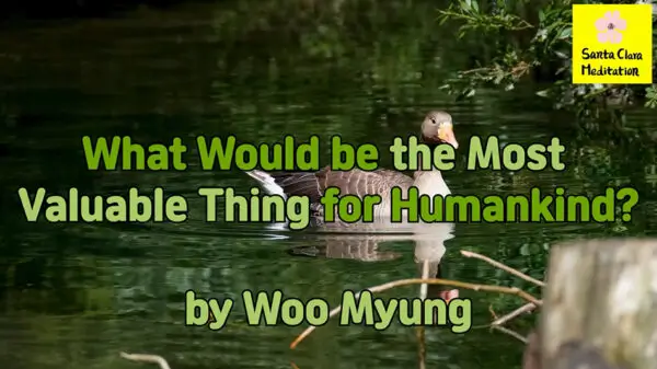 Master Woo Myung – Wisdom Message – What Would be the Most Valuable Thing for Humankind?