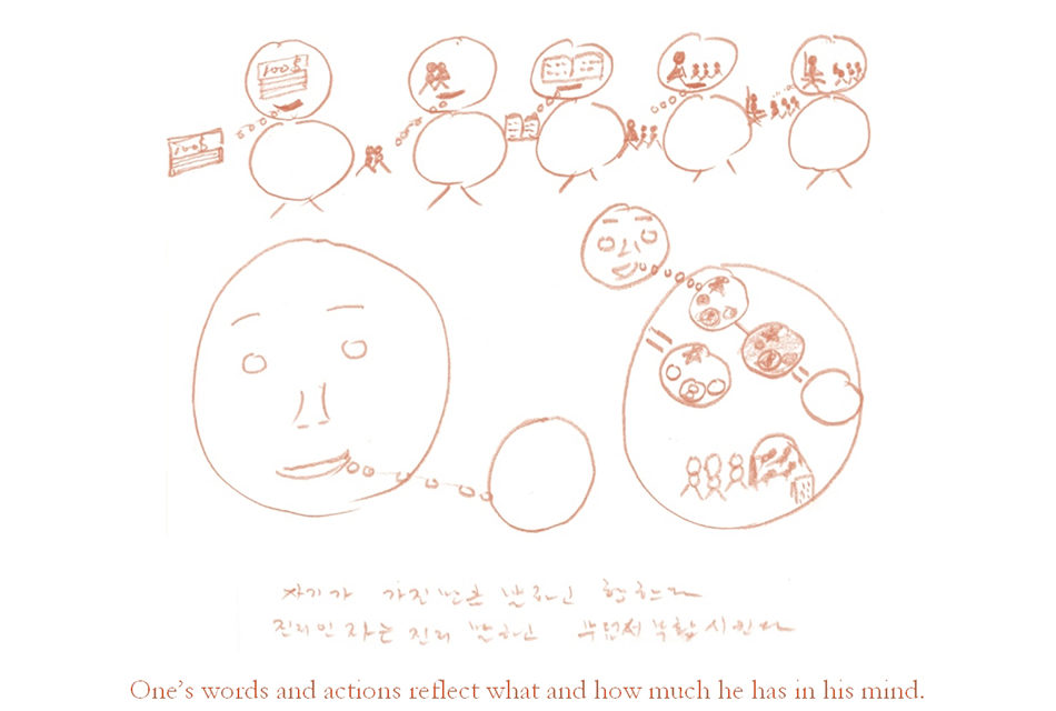 <strong>Master Woo Myung Art of Truth – One’s words and actions reflect what and how much he has in his mind.</strong>